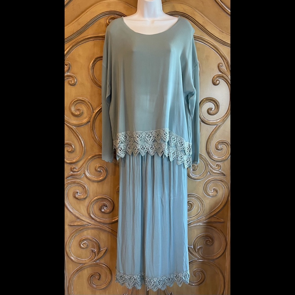 Pura Vintage Silk 2-piece dress